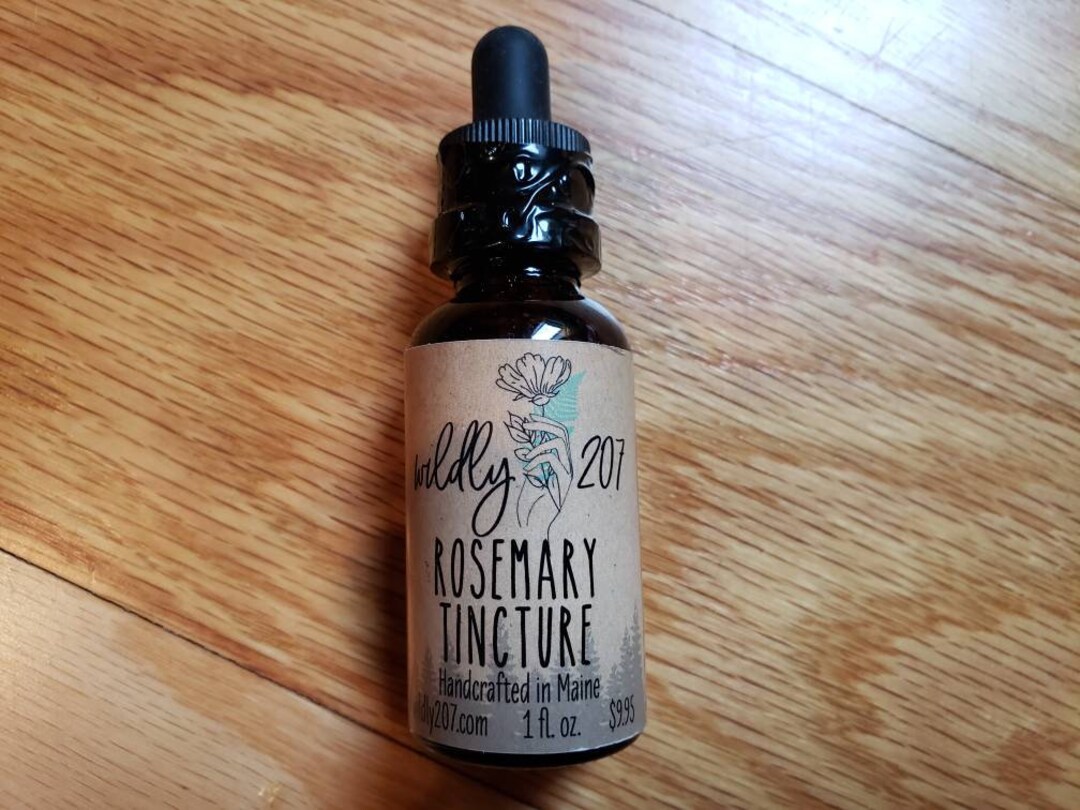Rosemary Tincture Herbal Extract Mood Enhancer Cognitive Support Brain
