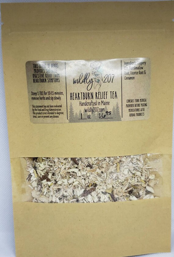 Heartburn Relief Tea Herbal Tea Blend GERD All Natural Etsy