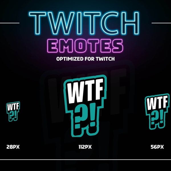 WTF what the ... Twitch Chat Text Emote