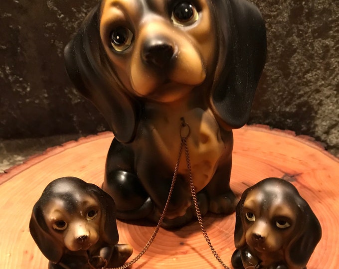 1950’s Mama with Puppies Vintage Figurine