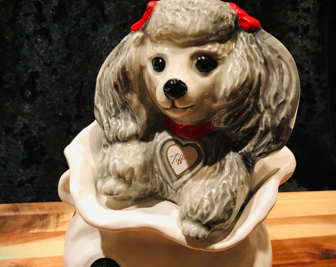 1970’s Tiffany Poodle James Beam Decanter