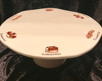 White Cake/Cookie Plate