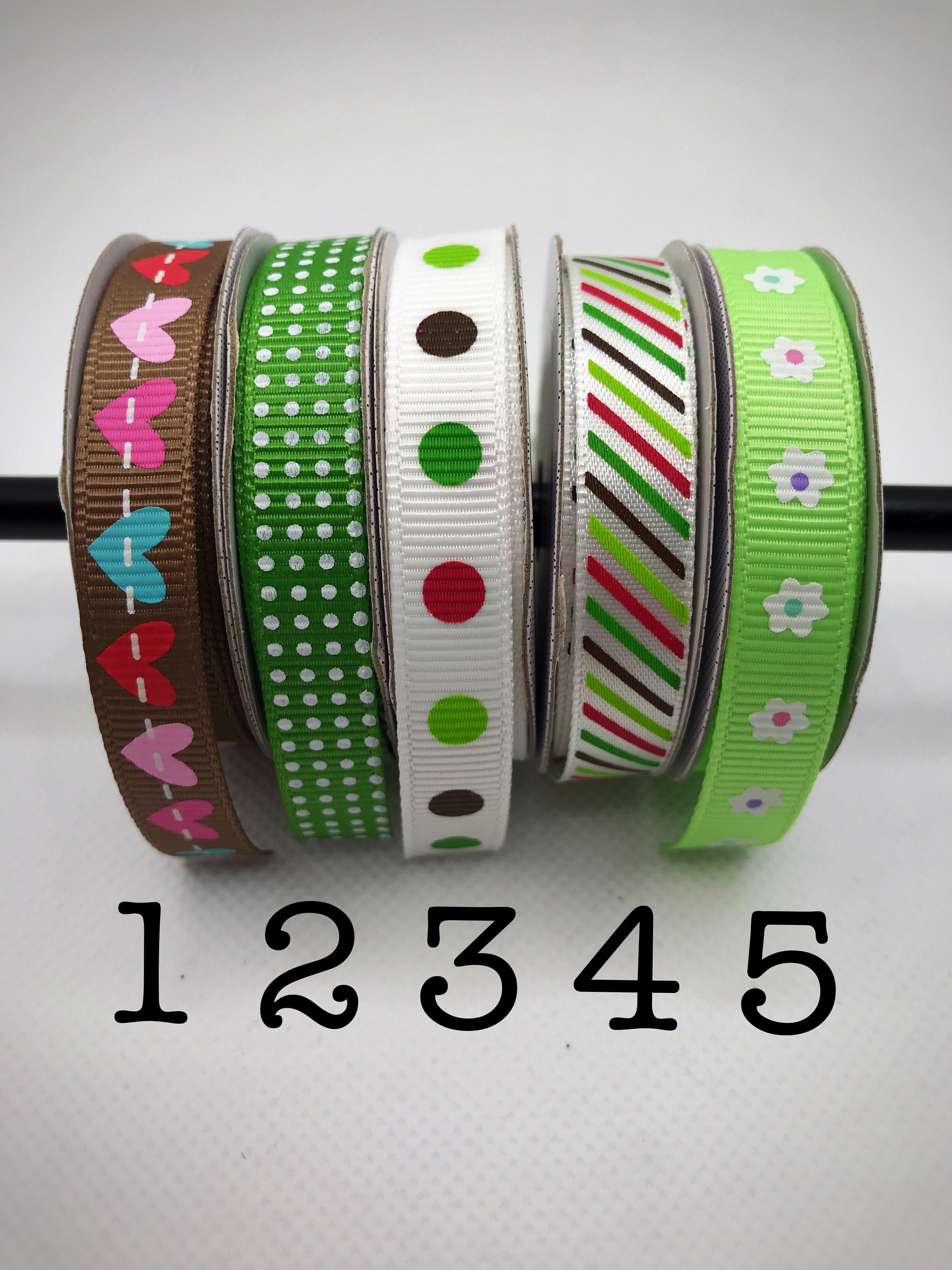 Colorful Ribbon / Price is for 1 Color / 4 Feet of Ribbon Etsy