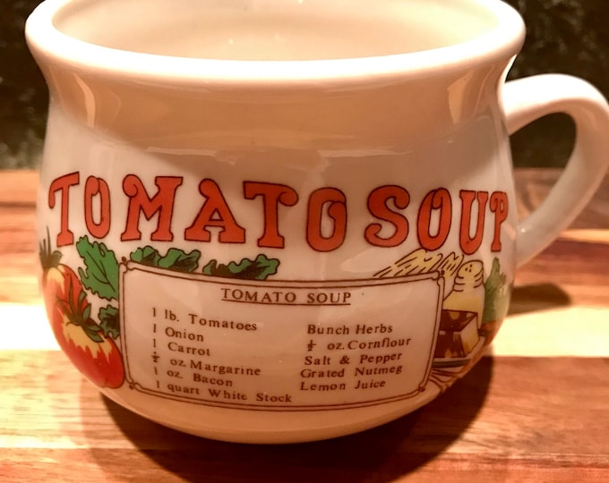 Tomato Soup Vintage Mug