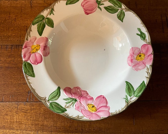 Franciscan Desert Rose Shallow Soup Bowl