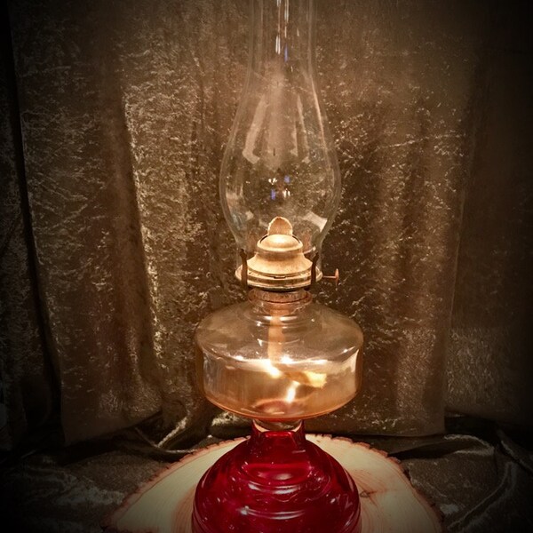 Vintage Oil Lamp Etsy