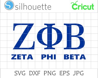 Zeta Phi Beta Svg Etsy