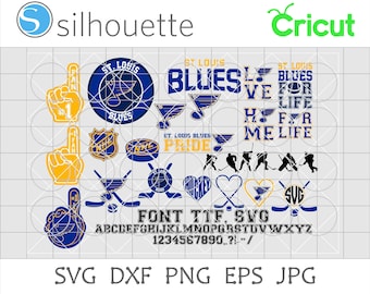 St Louis Blues Logo Etsy