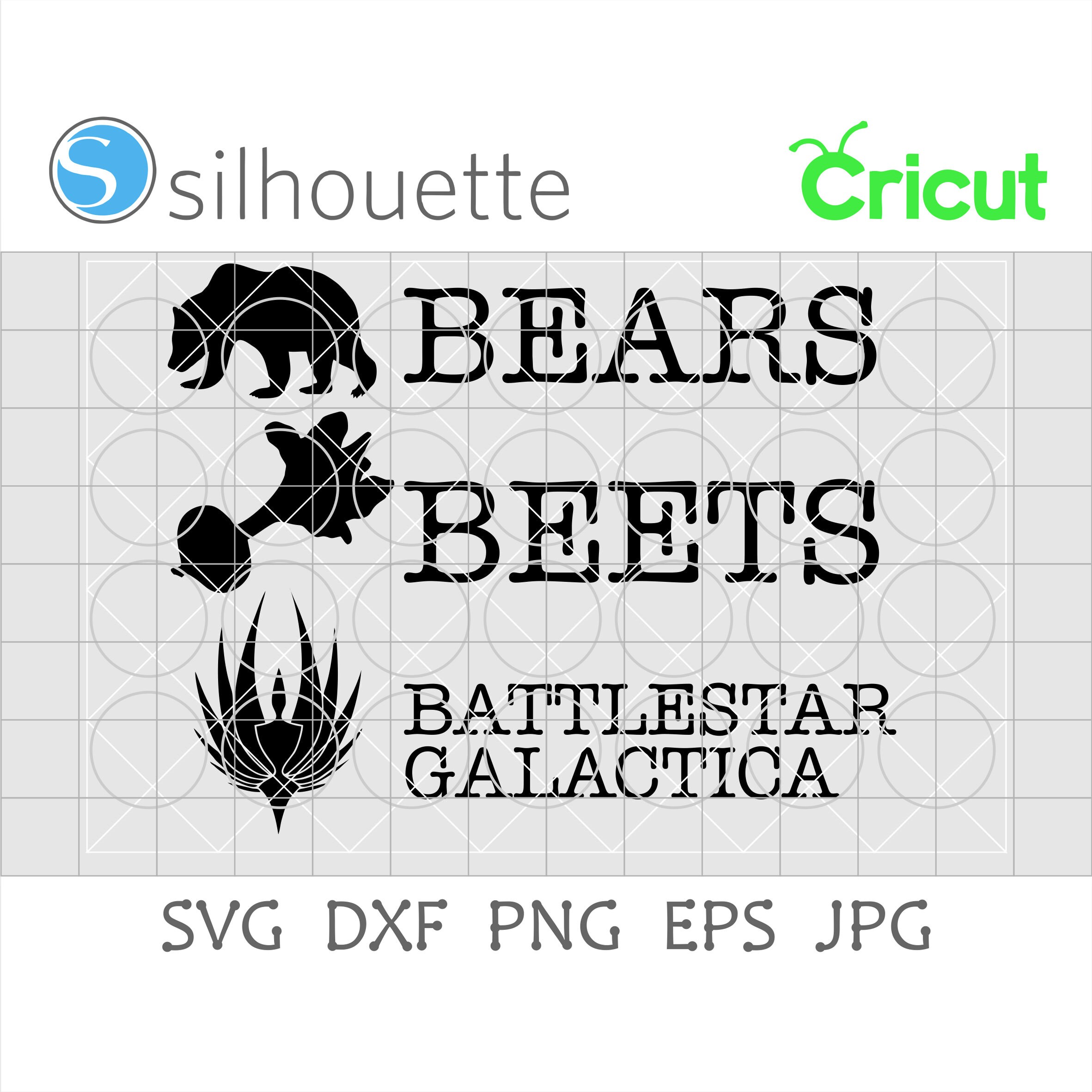 Bears Beets Battlestar Galactica Schrute Farms svg Scranton Etsy