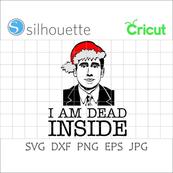 Download I Am Dead Inside Svgsanta Hatchristmasmichael Scott Etsy