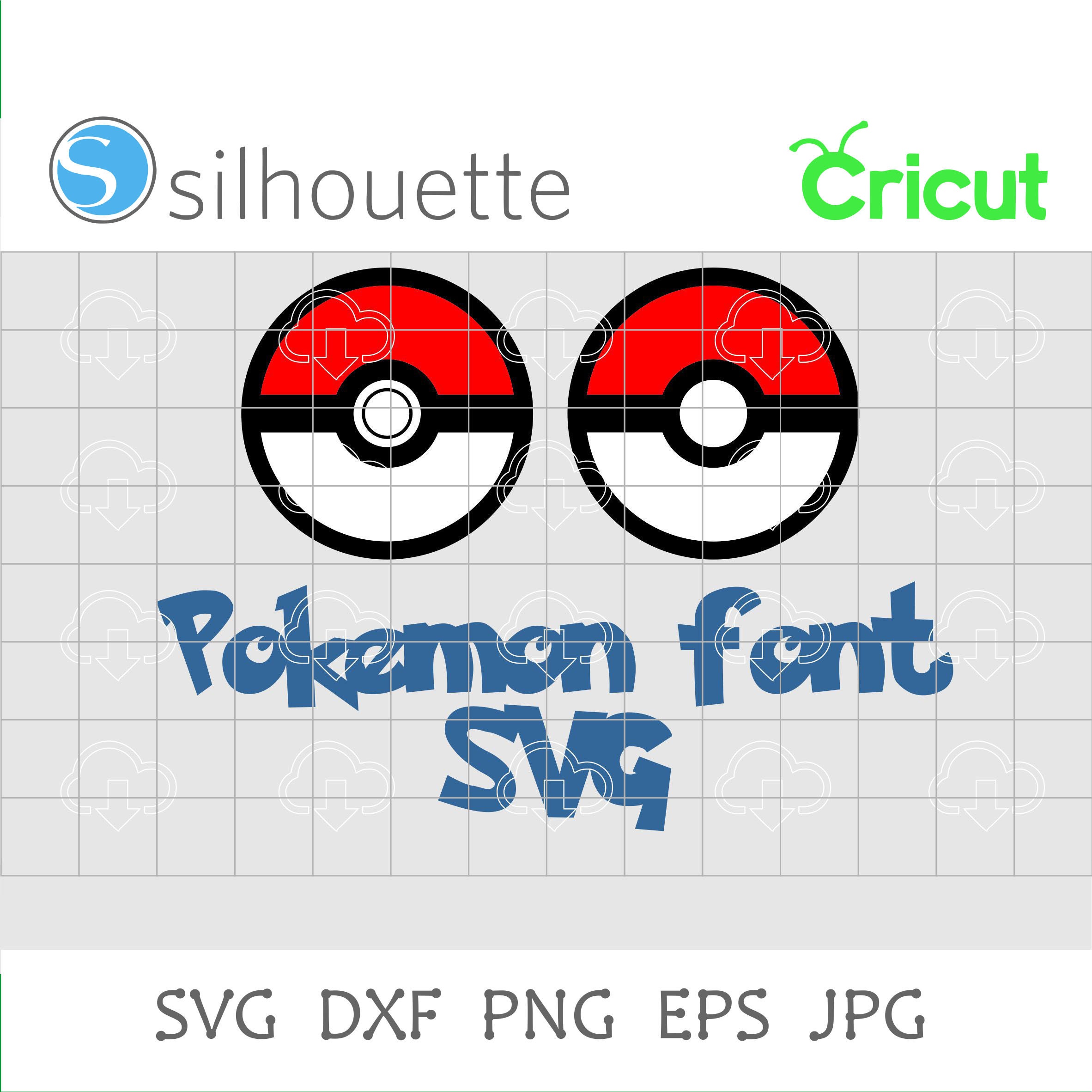 Pokemon Ball SVG For Cricut Free