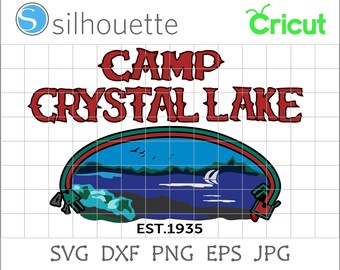 Welcome to camp crystal lake svg, horror camp svg, SVG Cut File | commercial use | instant download | printable vector clip art