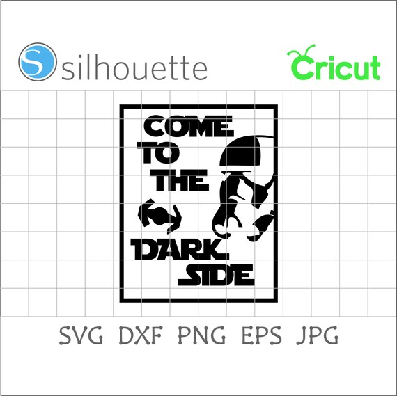 Come To The Dark Side Svgdarth Vader Svgstar Wars Pngsquad Etsy