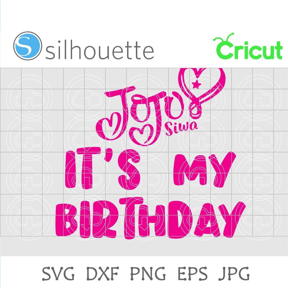 It's My Birthday Svg Jojo Siwa Cut File SVG Cut File | Etsy