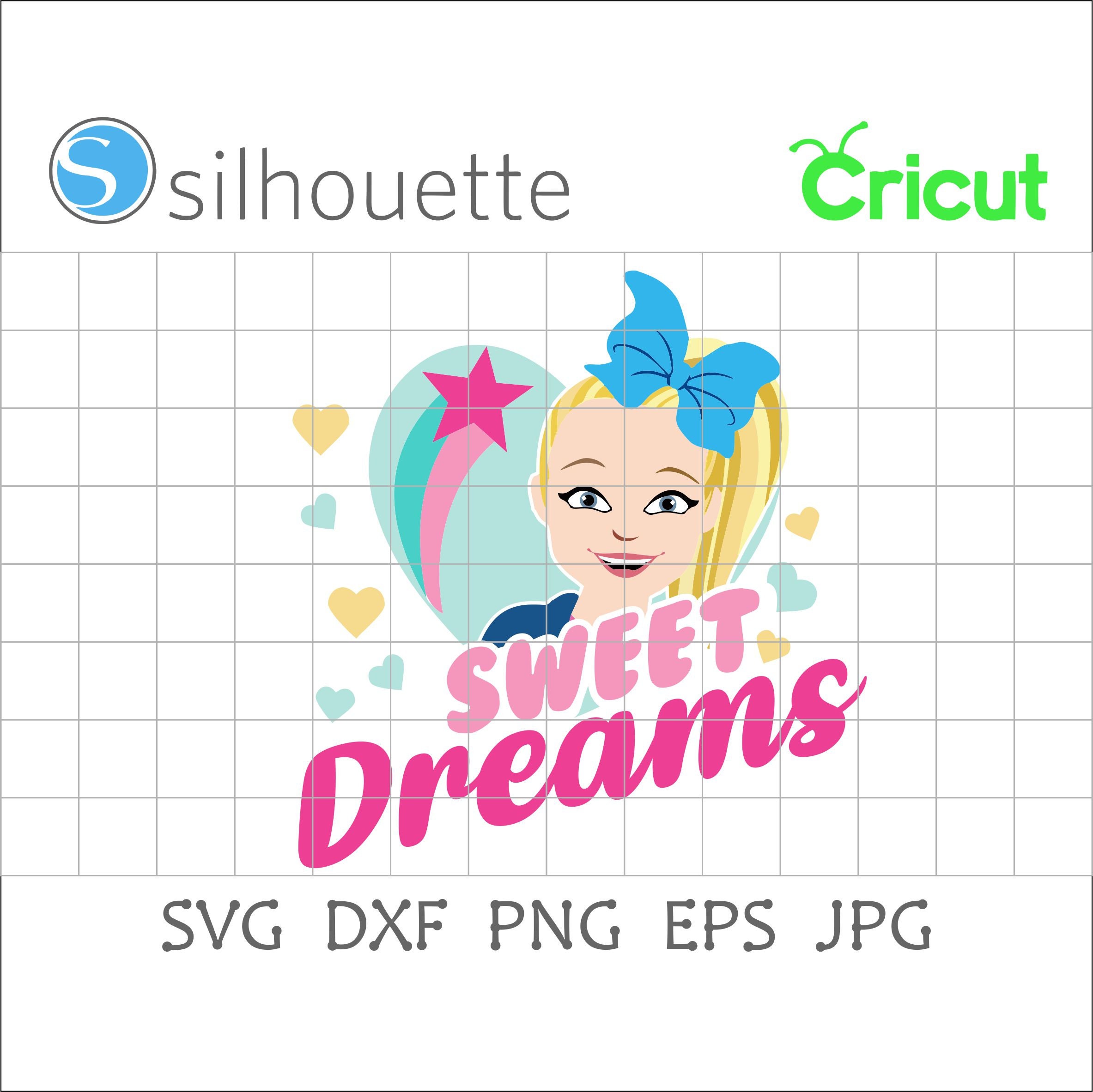 Scrapbooking Vinyl Cut File Silhouette Design Jojo SVG Files For Cricut