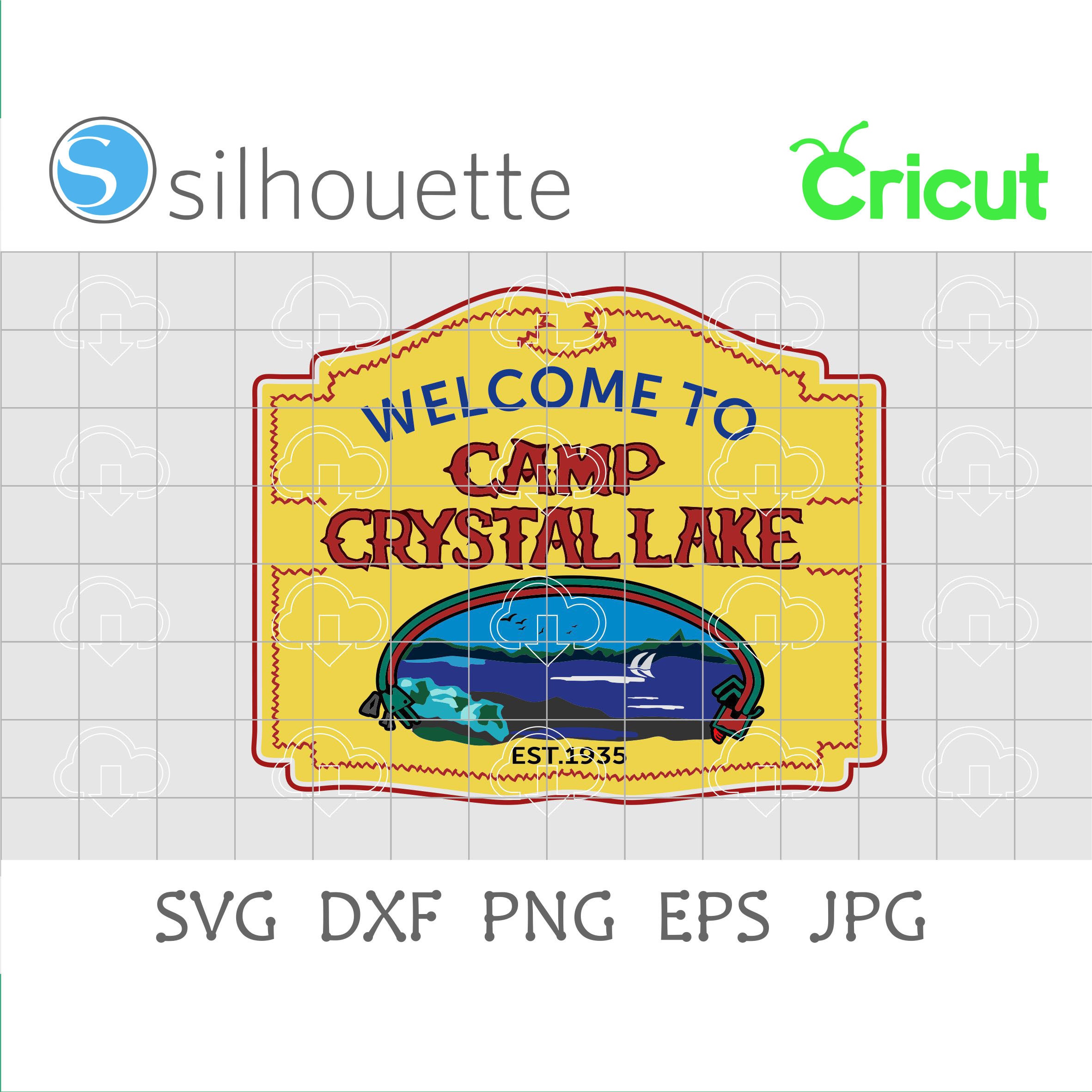 Welcome To Camp Crystal Lake SVG