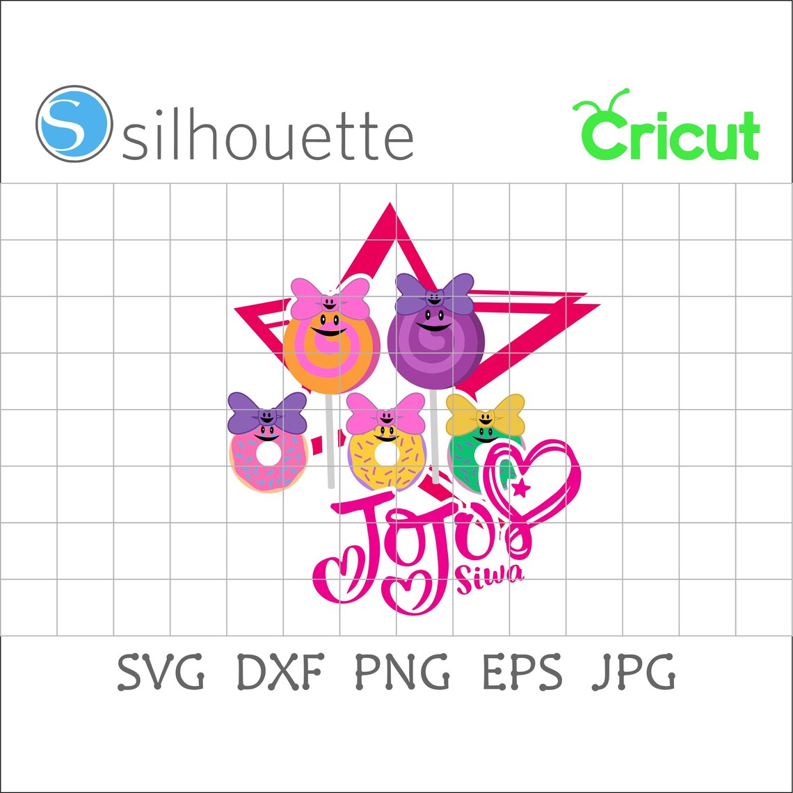 JoJo siwa svg JoJo siwa shirt print SVG Cut File | Etsy