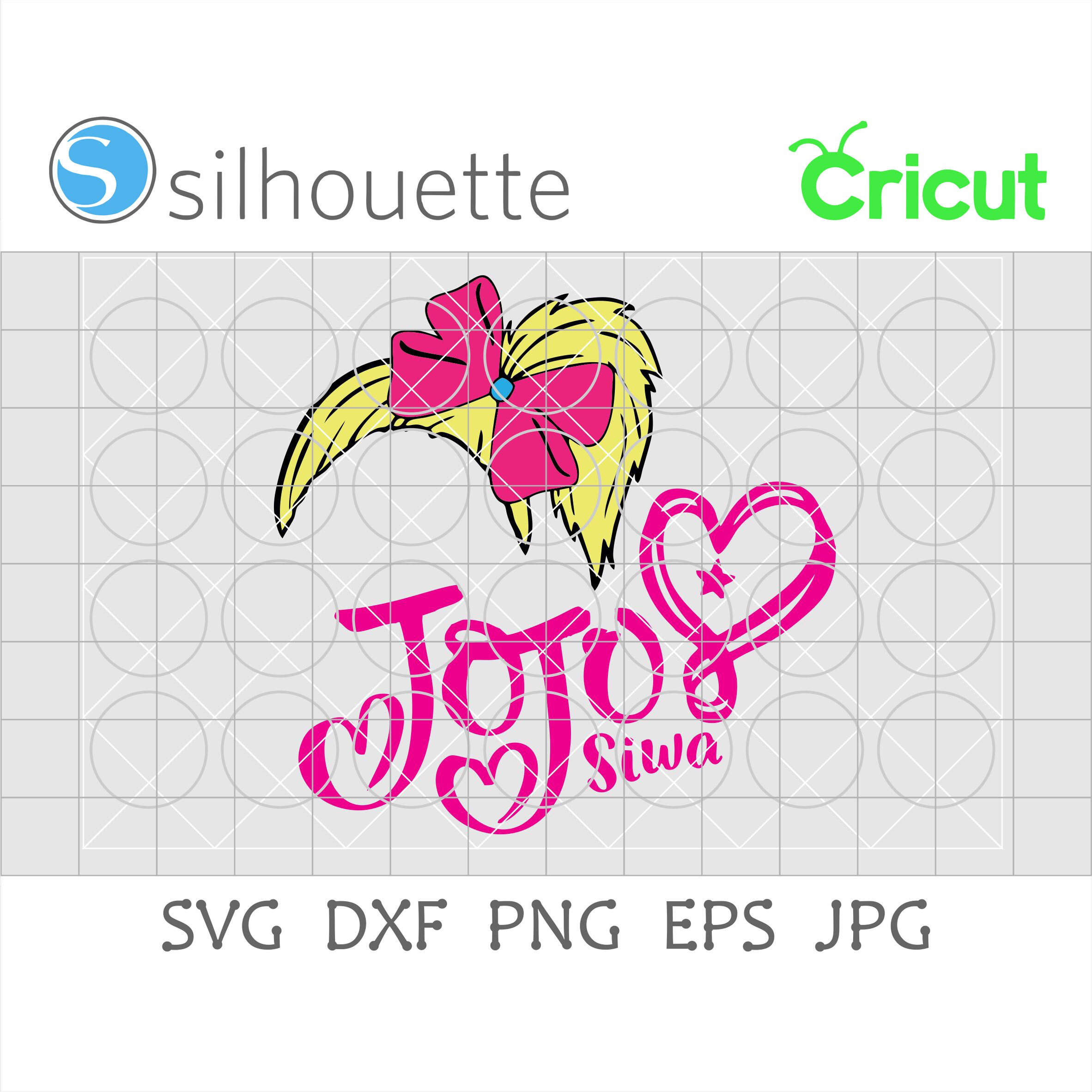 Jojo hair svg JoJo siwa logo svg SVG Cut File commercial | Etsy
