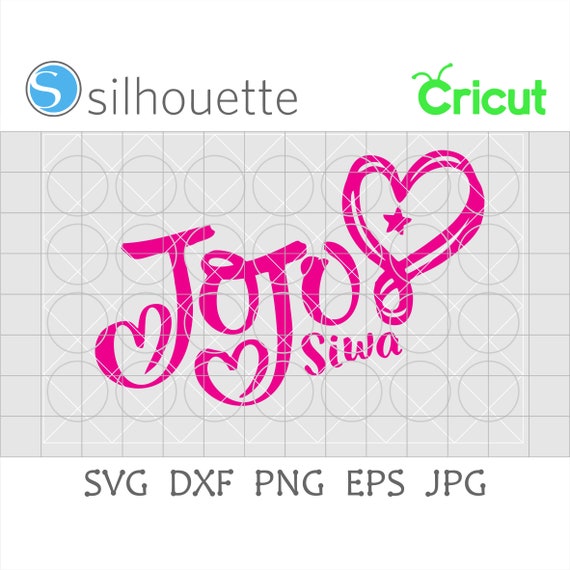 Scrapbooking Vinyl Cut File Silhouette Design Jojo SVG Files For Cricut