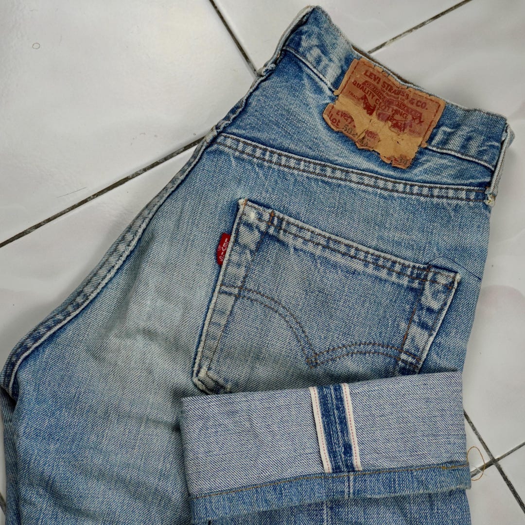LEVI’S BIG E Size 27/28 60's Big E Selvedge Levi's 501ZXX – Jeaniushop