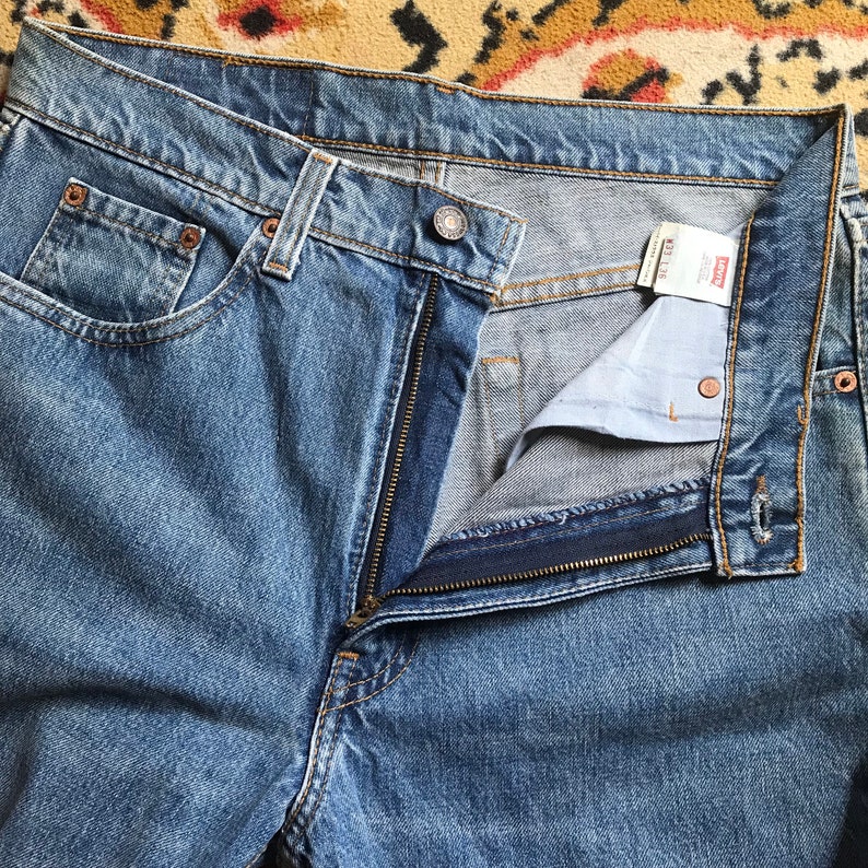 levis with zipper in the back