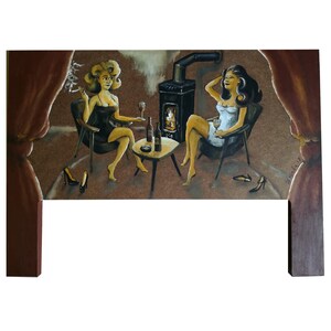 Beehive panels/Wine and fire/Original peinting/Symbols of Slovenia/Unique beehive big panels oil or acrylic painting for the apiary