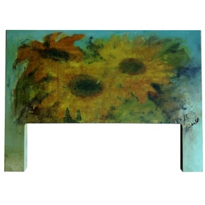 Beehive panels/Sunflowers/Original peinting/Symbols of Slovenia/Unique beehive big panels oil or acrylic painting for the apiary