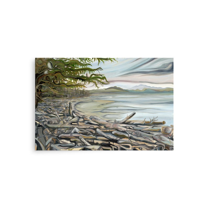 ART  print Rebecca spit bc ,Vancouver,