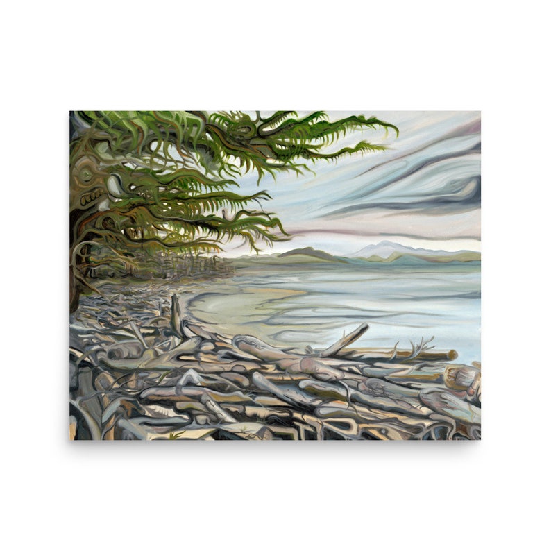 ART  print Rebecca spit bc ,Vancouver,