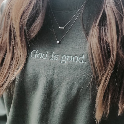 God is good. Crew | Military Green