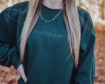 Child of God Crew | Forest Green