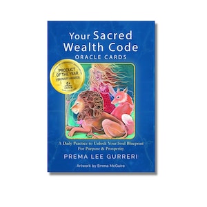 Jeu de cartes Oracle Sacred Wealth Code : une pratique quotidienne pour déverrouiller le plan de votre âme pour un objectif et une prospérité
