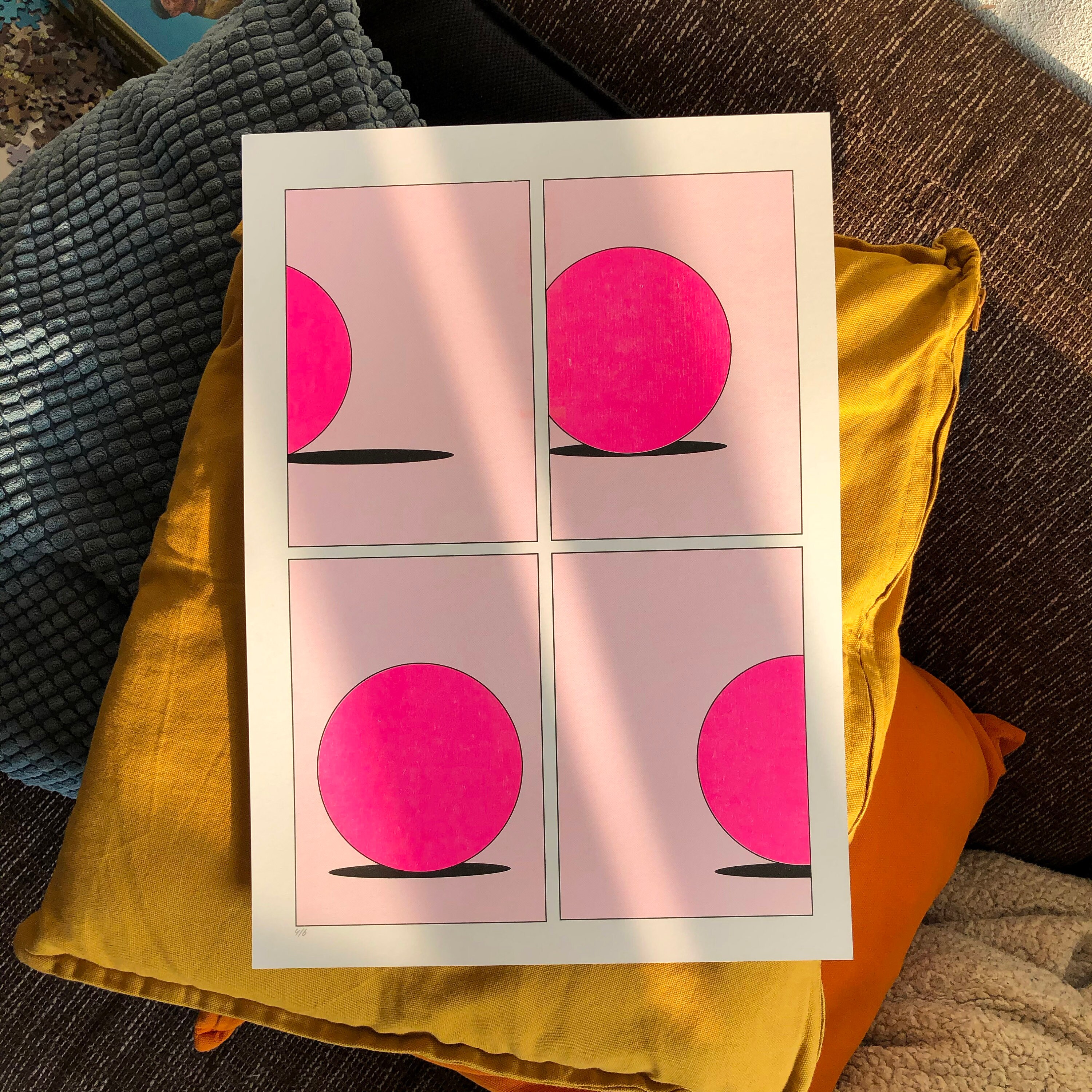 Life Drawing Risograph A3 Risograph Print of a Still-life of a Ball - Etsy