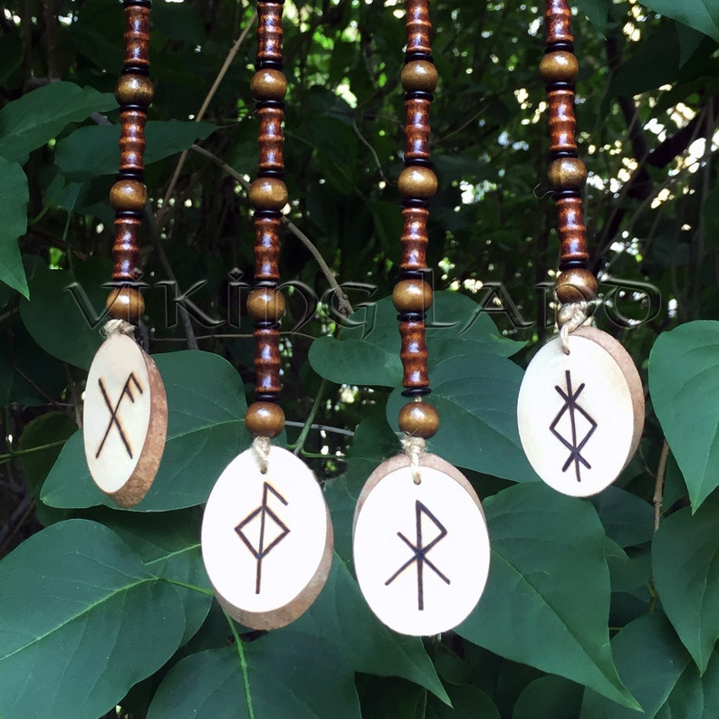 Home Protection Amulet With Bind Runes for Good Luck, Health, Love and ...