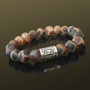 Wikinger Armband - Wikinger Schmuck - Nordischer Armreif - Nordischer Schmuck - Schutz Armreif - Nordischer Schmuck - Futhark Runes