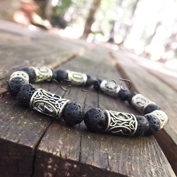 Trendy Viking Bracelet With Rune - Surflegacy