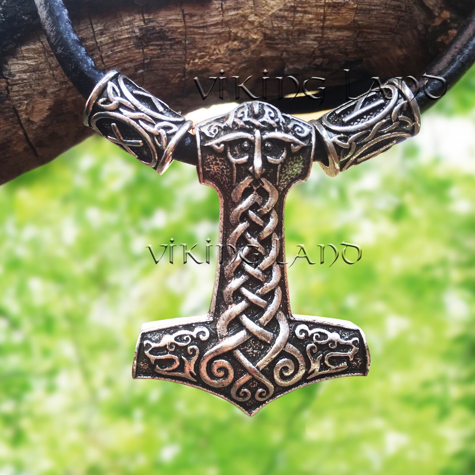 Thors Hammer Necklace Viking Necklace Viking Jewelry Etsy