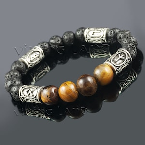 Wikinger Armband - Wikinger Schmuck - Armband mit Runen - Armband mit Runen - Futhark Runen - Schutz - Odin - Schutz