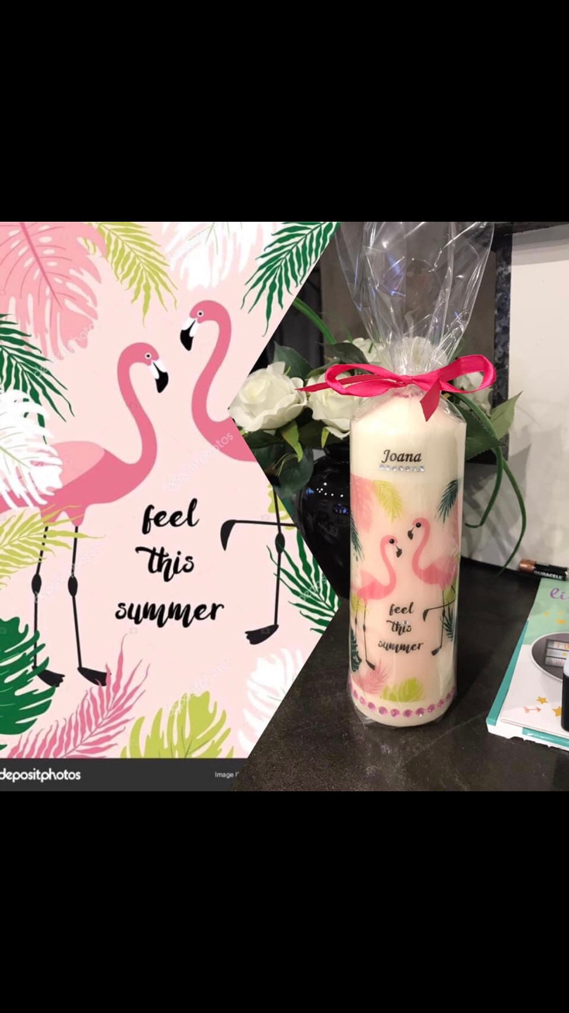 Bougie Personnalisee Modele Aux Choix