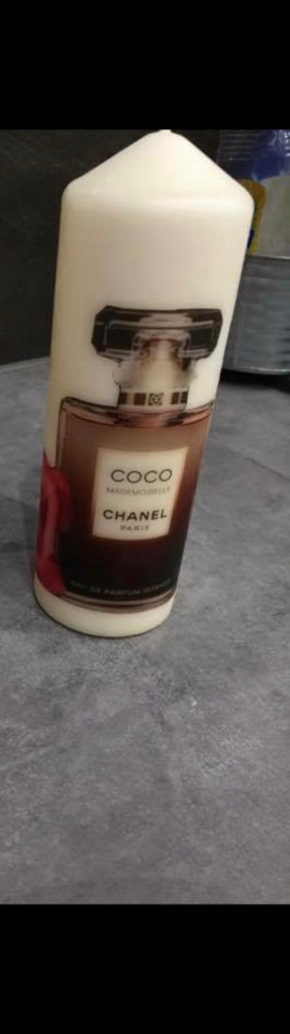 Bougie Personnalisee avec Vos Photos