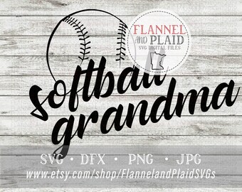 Download Softball Grandma Svg Etsy