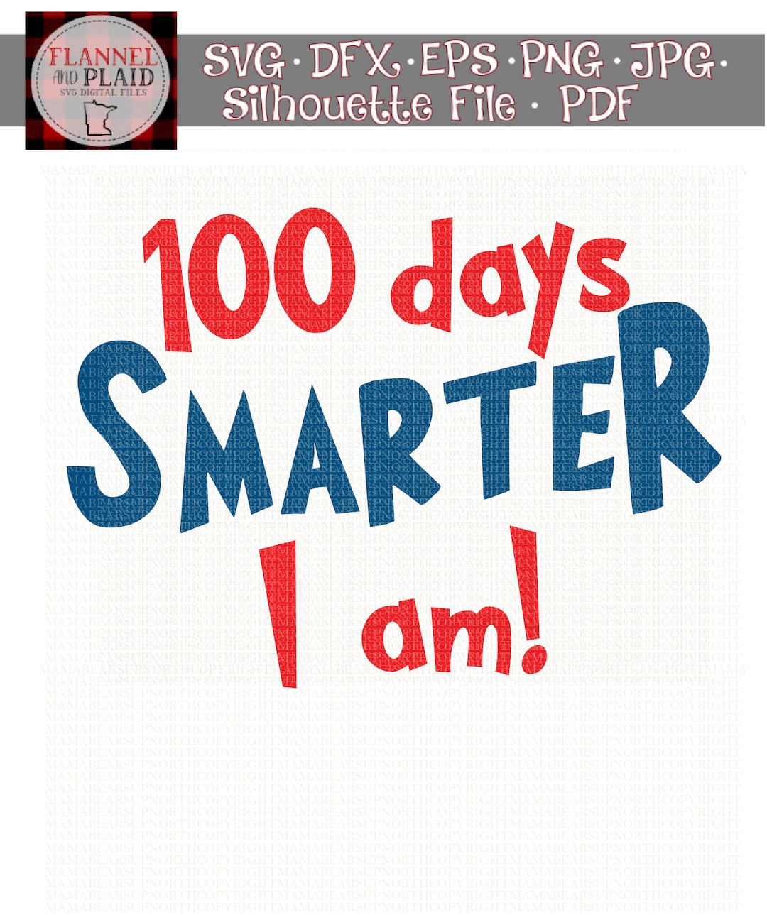 100th Day of School SVG ∙ 100 Days Smarter ∙ Digital File ∙ SVG ∙ DFX ∙ ...
