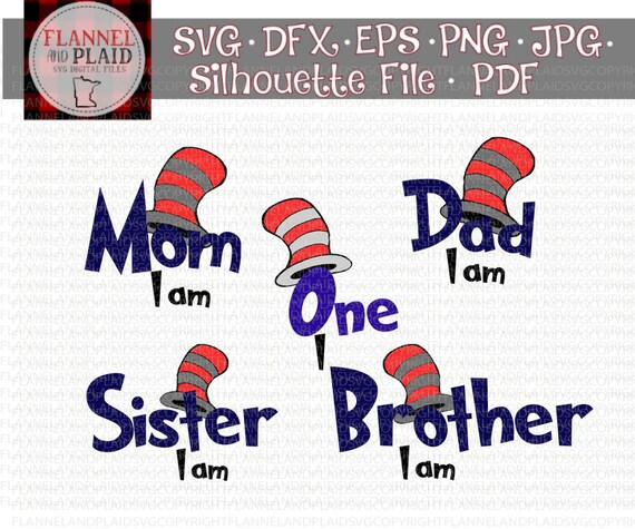 Download Family Pack I Am Dad I Am Mom I Am Sister I Am Brother I Etsy