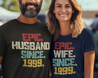 25th Anniversary Gift For Him, Gift for Couple, 25th Wedding Anniversary Shirt For Her, Gifts For Husband And Wife, Gifts For Parents