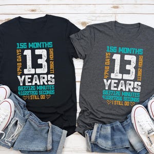 13 Year Anniversary Shirt, Married 13 Years Gift, We Still Do T-Shirt, Lace Anniversary Gift for Husband or Wife