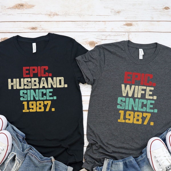 37th Anniversary Gift For Him, Gift for Couple, 37th Wedding Anniversary Shirt For Her, Gifts For Husband And Wife, Gifts For Parents