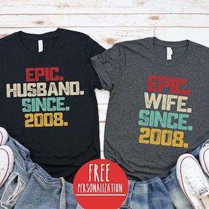 16th Wedding Anniversary Gift For Him / Gift for Couple / 16th Anniversary Shirt Gift For Her / Gifts For Husband And Wife