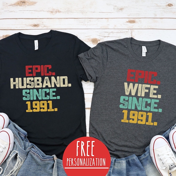 33rd Anniversary Gift For Him, Gift for Couple, 33rd Wedding Anniversary Shirt For Her, Gifts For Husband And Wife, Gifts For Parents