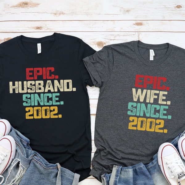 22nd Anniversary Gift For Him, Gift for Couple, 22nd Wedding Anniversary Shirt For Her, Gifts For Husband And Wife, Gifts For Parents