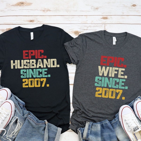 17th Wedding Anniversary Gift For Him / Gift for Couple / 17th Anniversary Shirt Gift For Her / Gifts For Husband And Wife